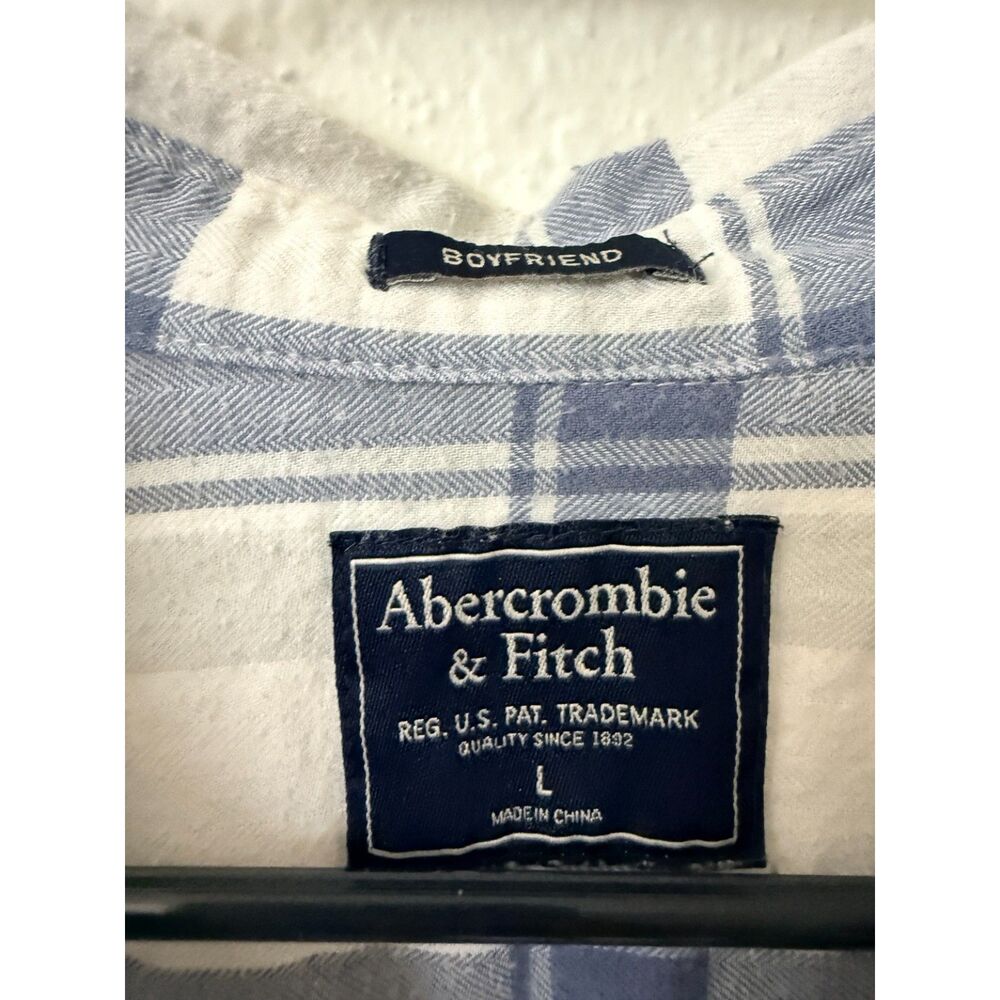 Abercrombie & Fitch Boyfriend Plaid Button Down Shirt